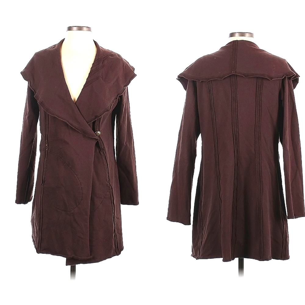 Testimony Los Angeles French Terry Draped Jacket Lagenlook